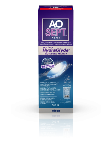 AOSEPT Plus con HydraGlyde 360 ml